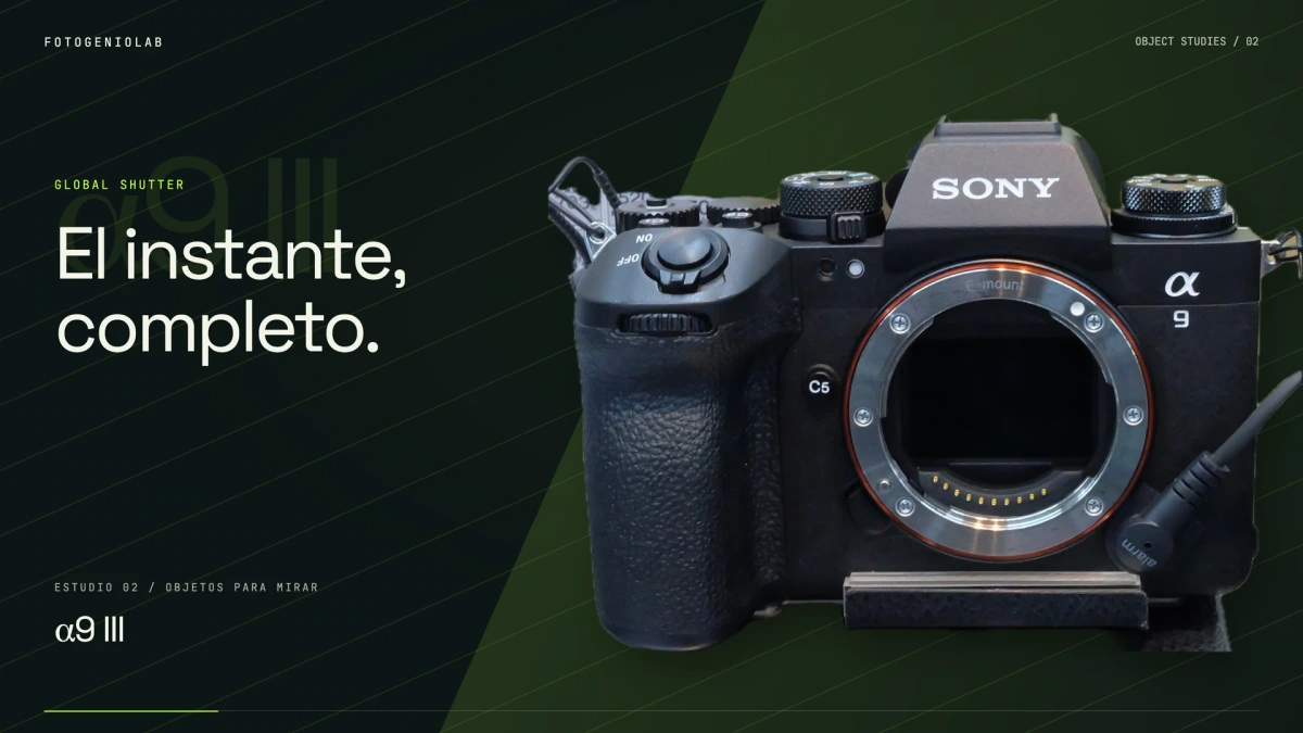 Composición editorial FotogenioLab de Sony A9 III