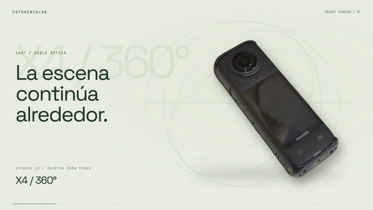 Composición editorial FotogenioLab de Insta360 X4