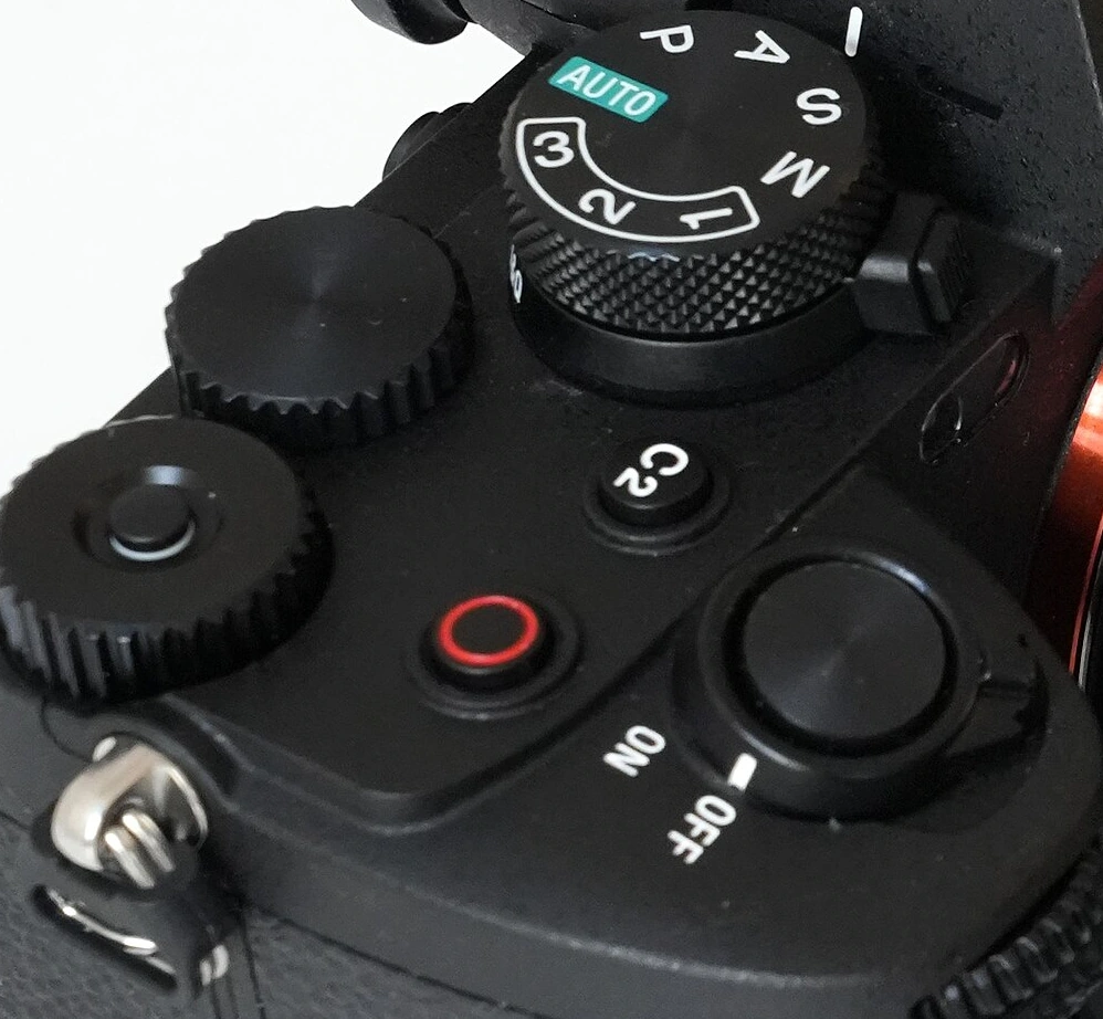 El gesto del control de Sony Alpha 7 IV