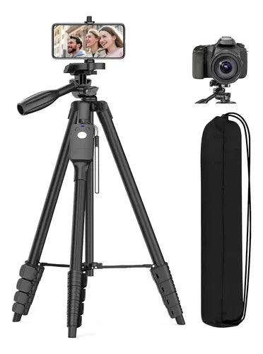 Trípode Toneof 170cm para cámara y celular con bolsa - recomendado por Fotogenio