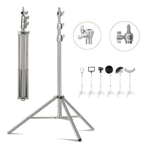 Soporte Fivgace de 285cm para luces, cámara y estudio - recomendado por Fotogenio