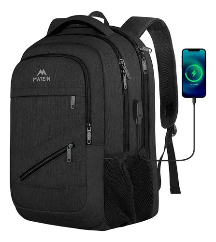 Mochila Matein antirrobo impermeable para equipo y laptop - recomendado por Fotogenio