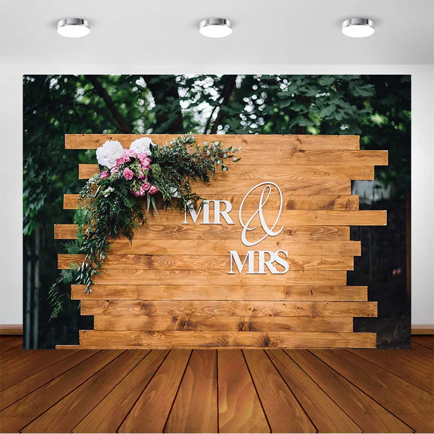 Fondo fotográfico de vinil o tela para bodas y eventos
