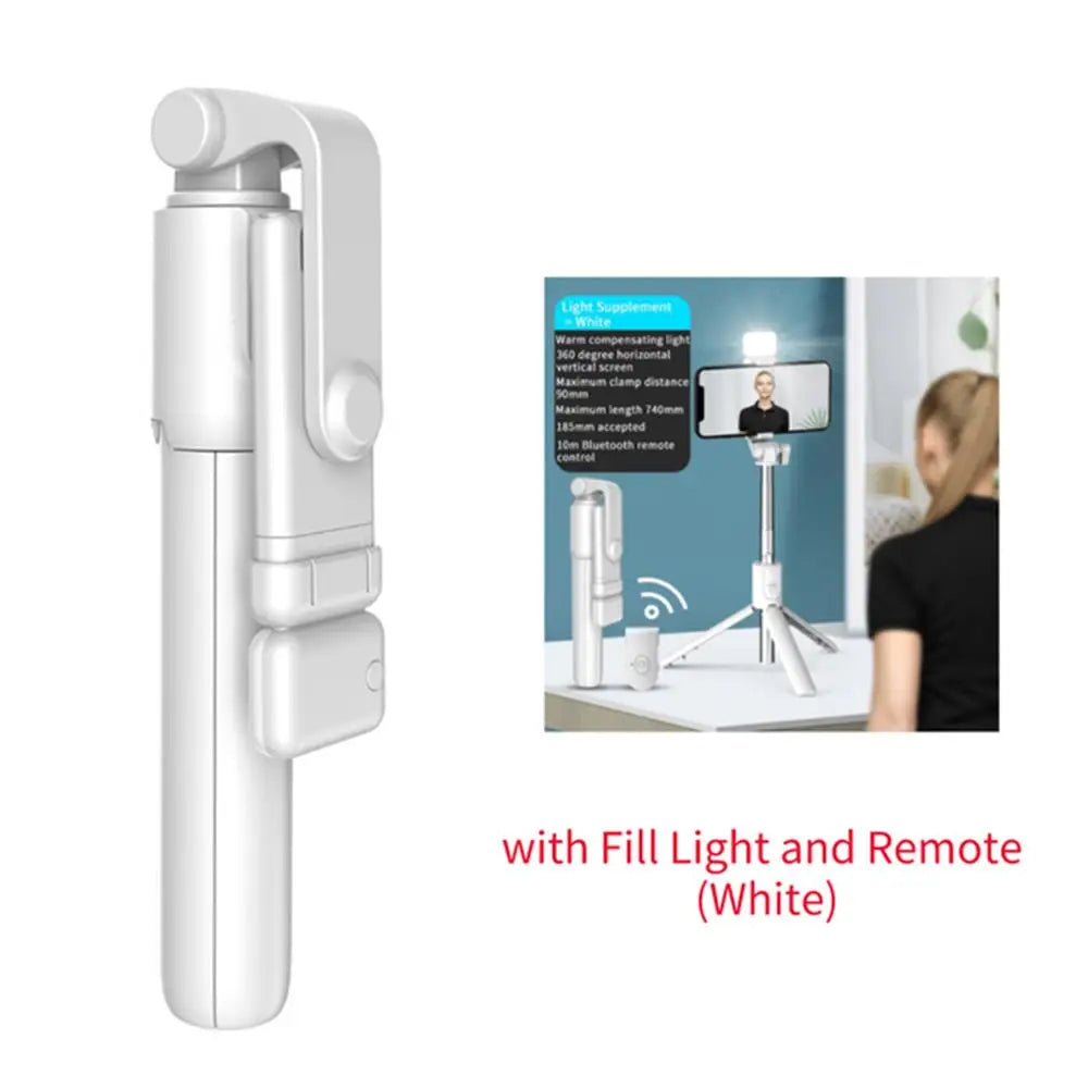 Selfie stick Bluetooth con control remoto