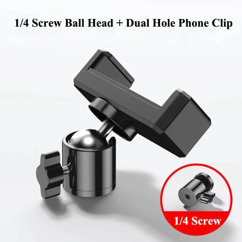Soporte universal 360° para celular y tripié