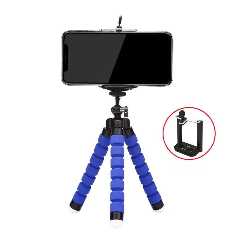 Tripié flexible tipo pulpo con clip para celular