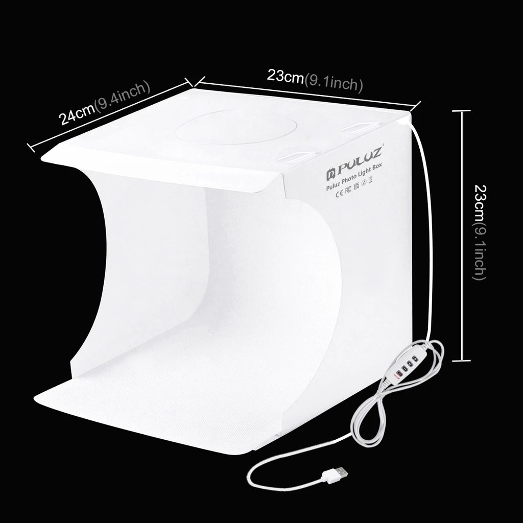 Miniestudio LED plegable de 23 cm — vista del producto 2