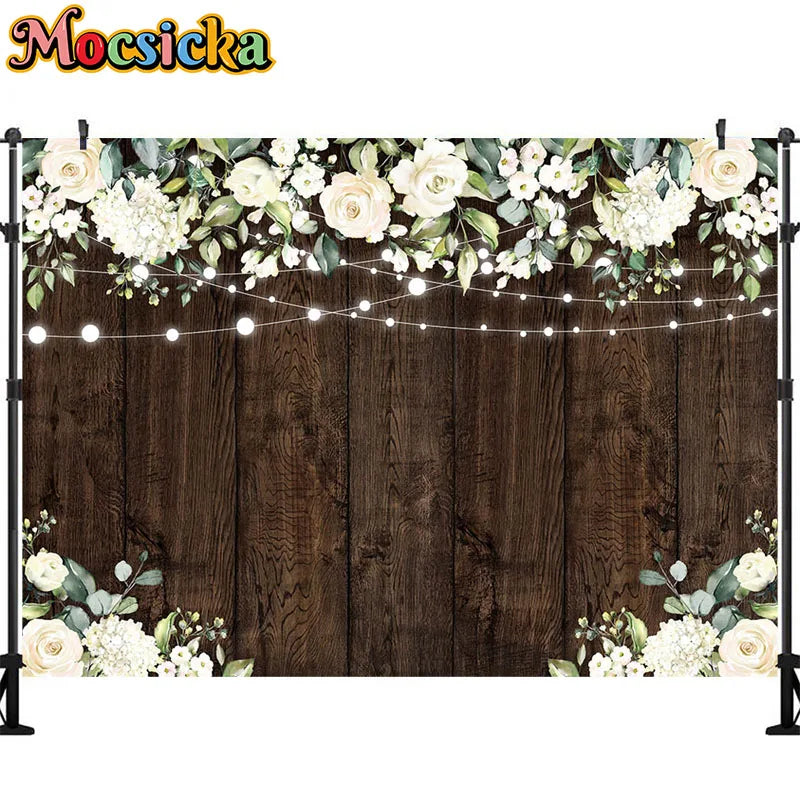 Fondo fotográfico de vinil o tela para bodas y eventos