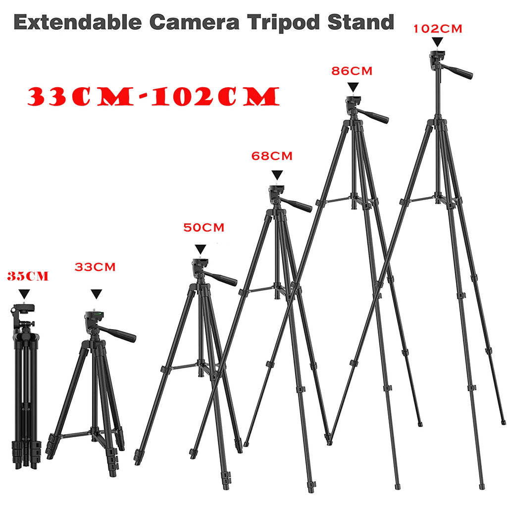 Tripié de piso 102 cm para celular con control Bluetooth