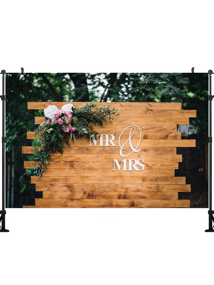 Fondo fotográfico de vinil o tela para bodas y eventos
