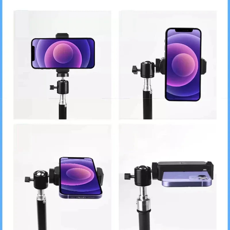 Soporte universal 360° para celular y tripié