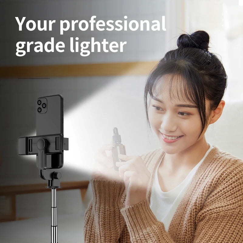 Tripié para celular con luz y control Bluetooth — vista del producto 5