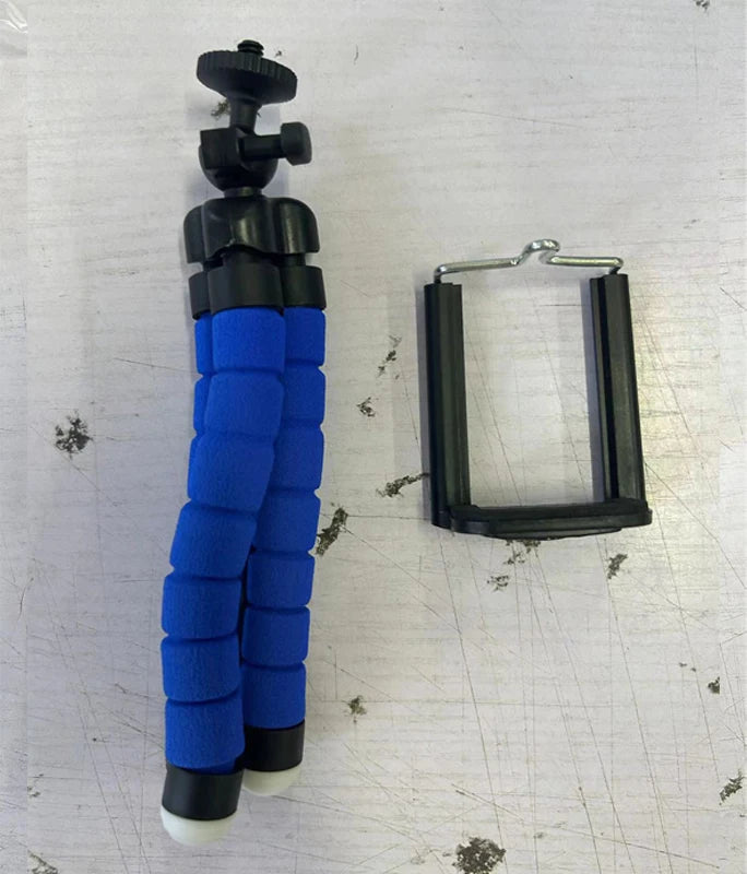 Tripié flexible tipo pulpo con clip para celular