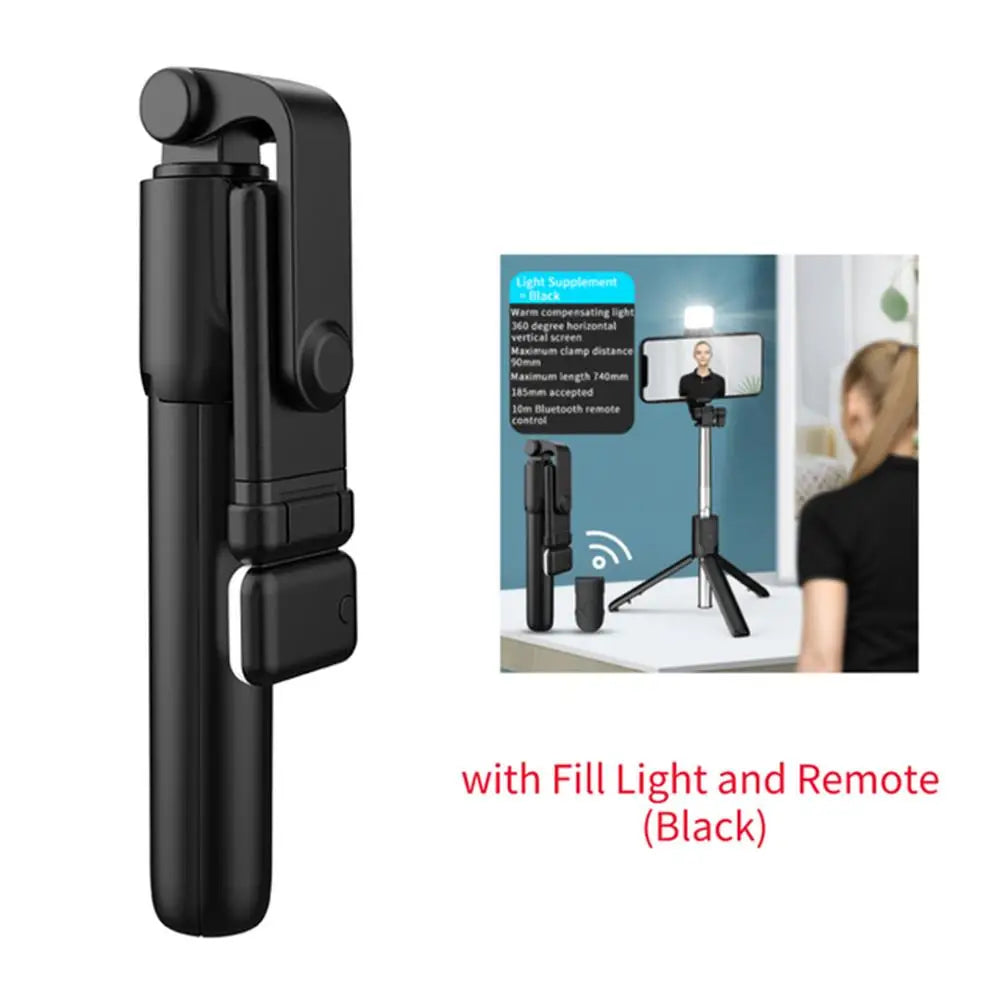 Selfie stick Bluetooth con control remoto