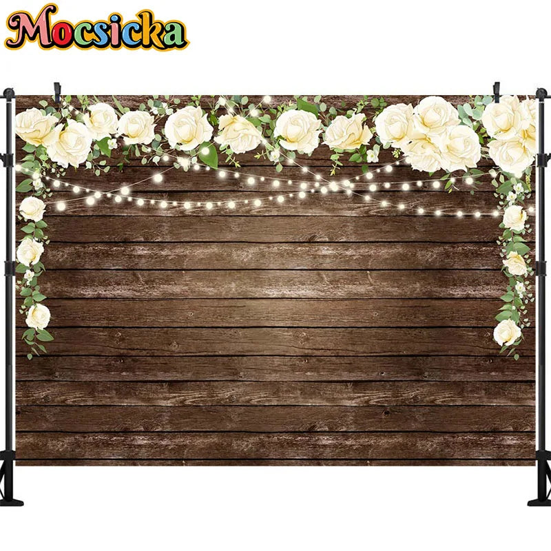 Fondo fotográfico de vinil o tela para bodas y eventos