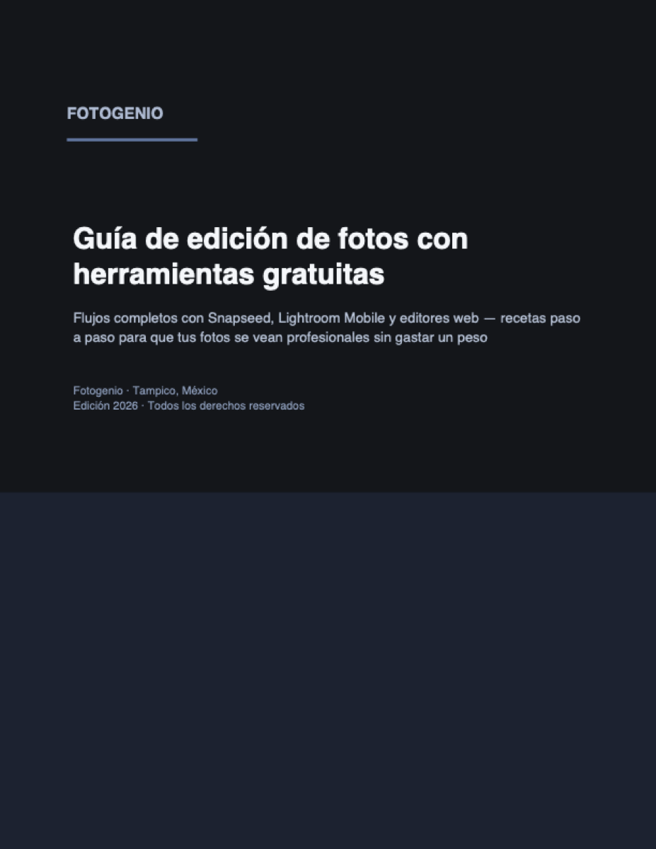 Guía de edición de fotos con herramientas gratuitas — Ebook