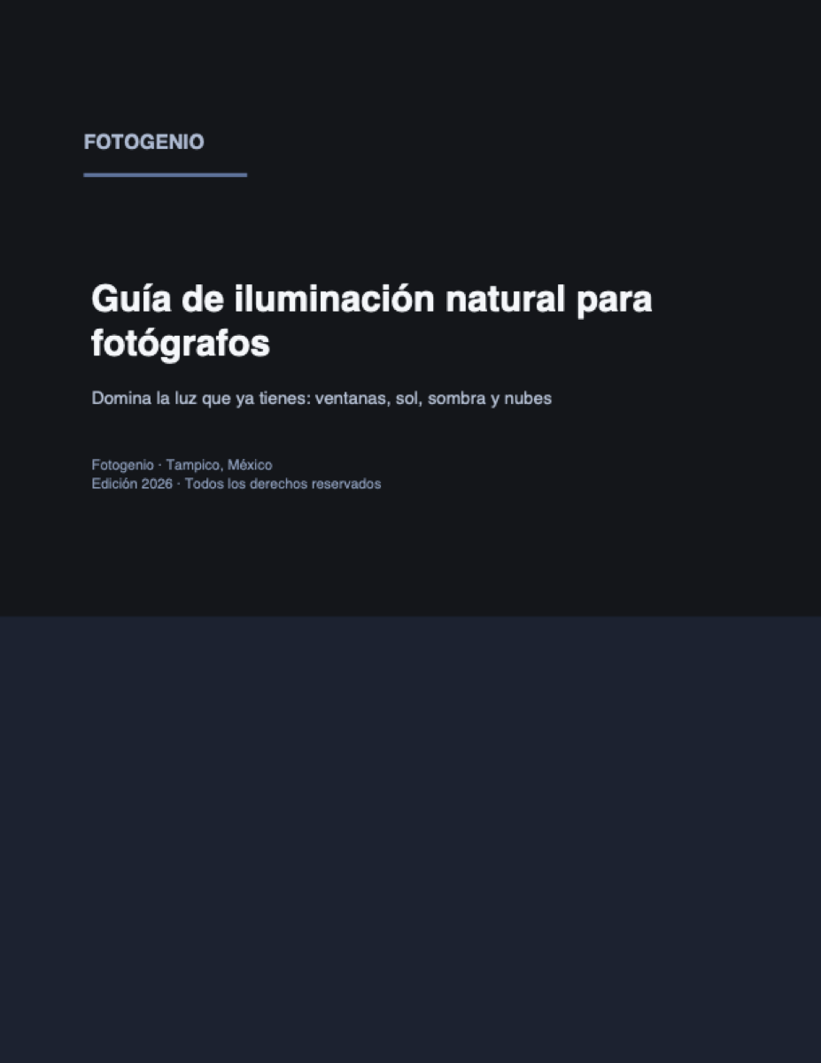 Guía de iluminación natural para fotógrafos — Ebook